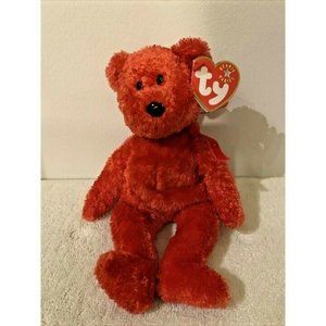 BRAND NEW: Ty BEANIE BABY “SIZZLE” THE BEAR IN MINT CONDITION WITH MINT TAG ~C32